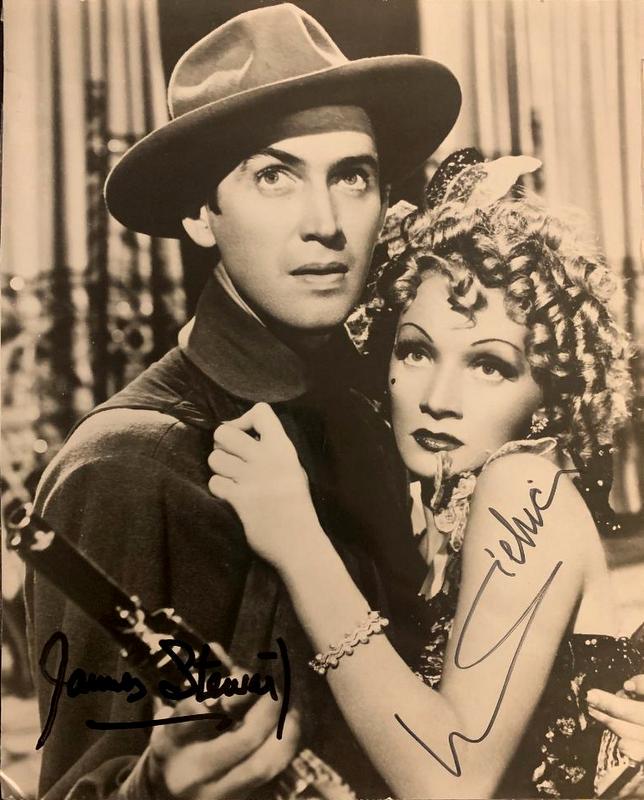 Stewart,James and Dietrich,Marlene Signed Photo (1 of 1)