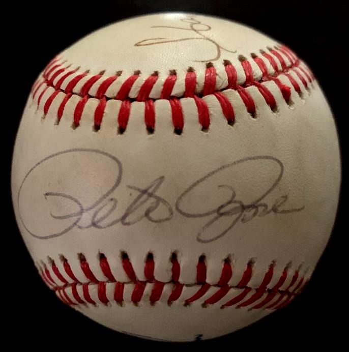 Aaron,Rose,Ryan Signed Baseball (1 of 3)