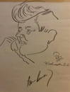 Kennedy, John F.  - Orig Sketch Signed