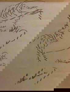 Kennedy, John F.  - Orig Sketch Signed