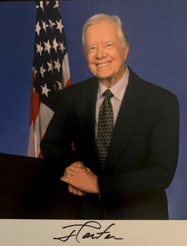 Carter,Jimmy Signed Photo (1 of 1)