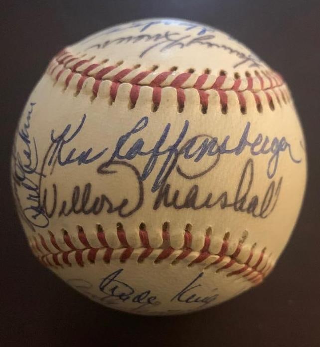 Cincinnati Reds Old Timers Day Signed Baseball (22) (1 of 4)