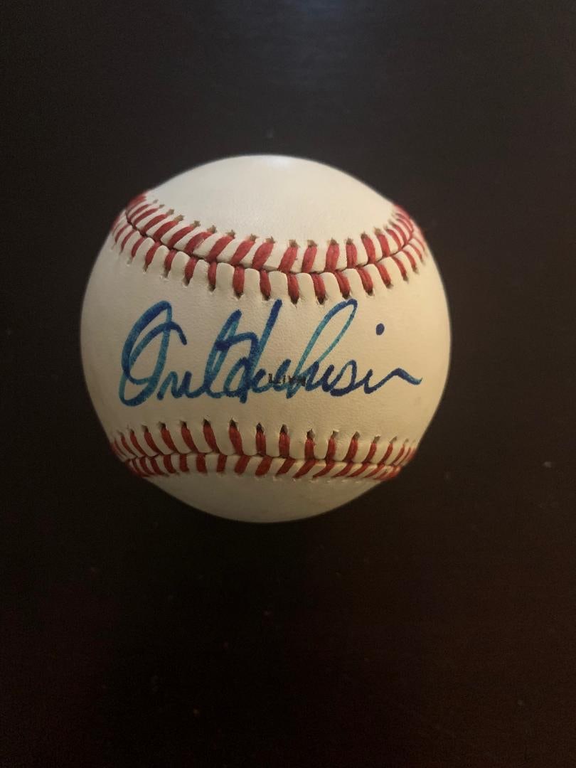 Hershiser, Orel Signed 1988 World Series Ball (1 of 2)