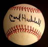 Hubbell, Carl Signed Baseball