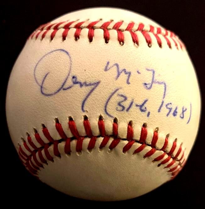 McLain, Denny Signed Baseball (1 of 2)