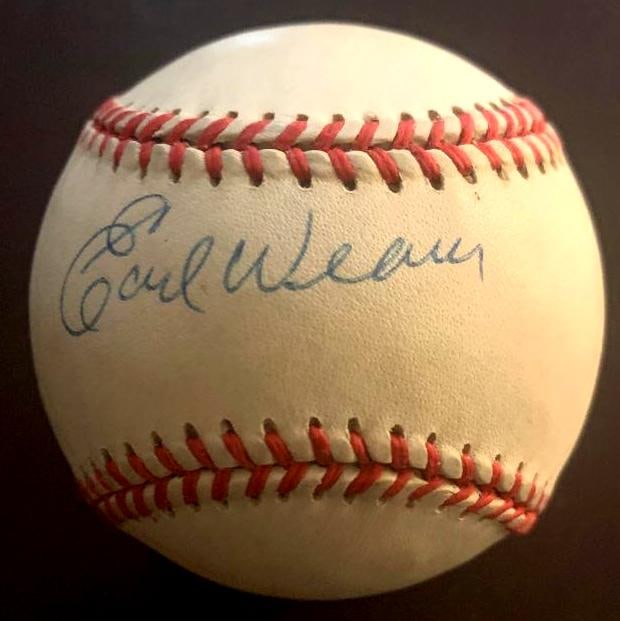 Weaver, Earl Signed Baseball (1 of 2)