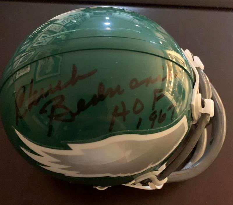 Bednarik,Chuck Signed Mini Helmet (1 of 2)