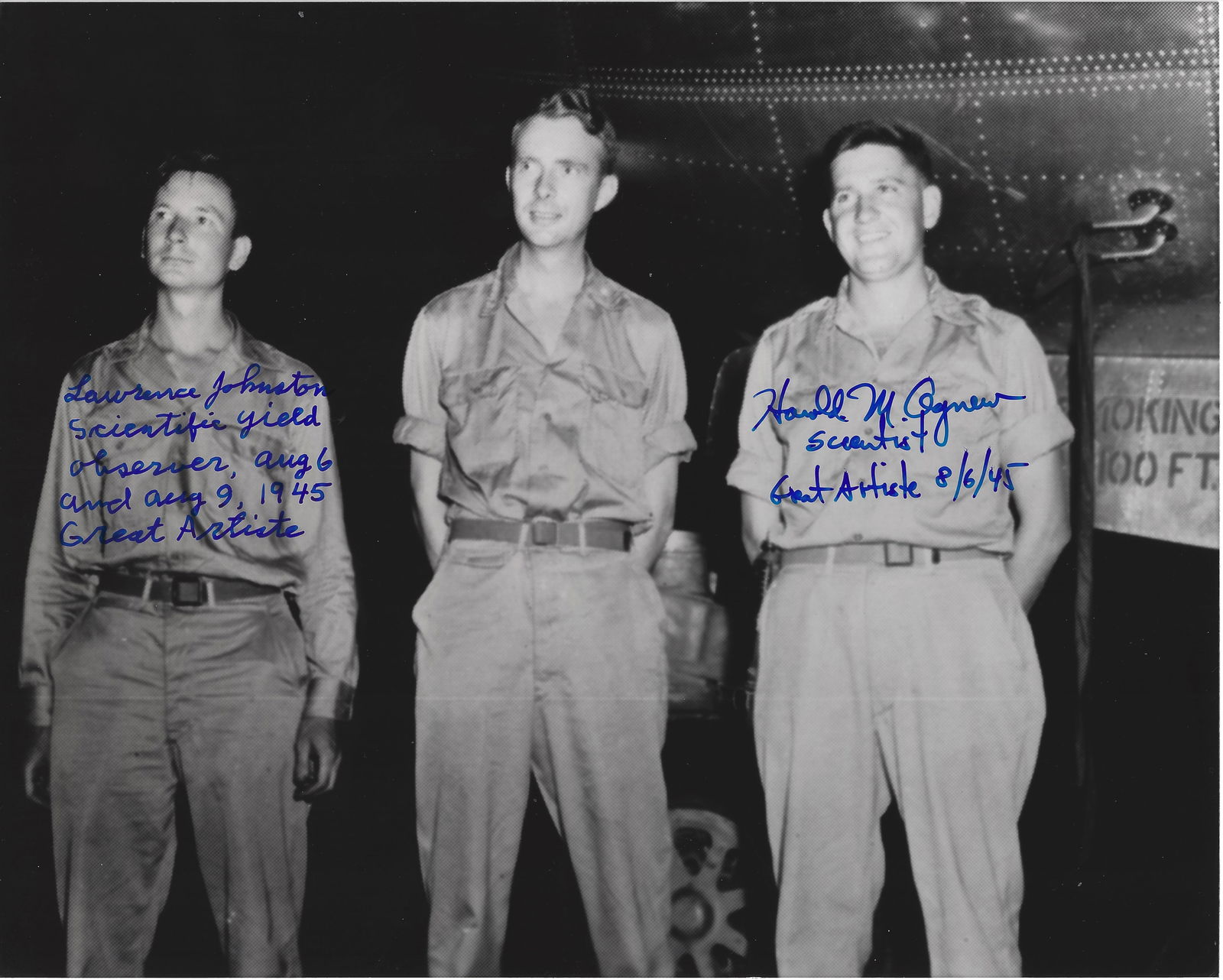 Atomic Bomb Great Artiste Scientists (2) Signed Photo (1 of 1)