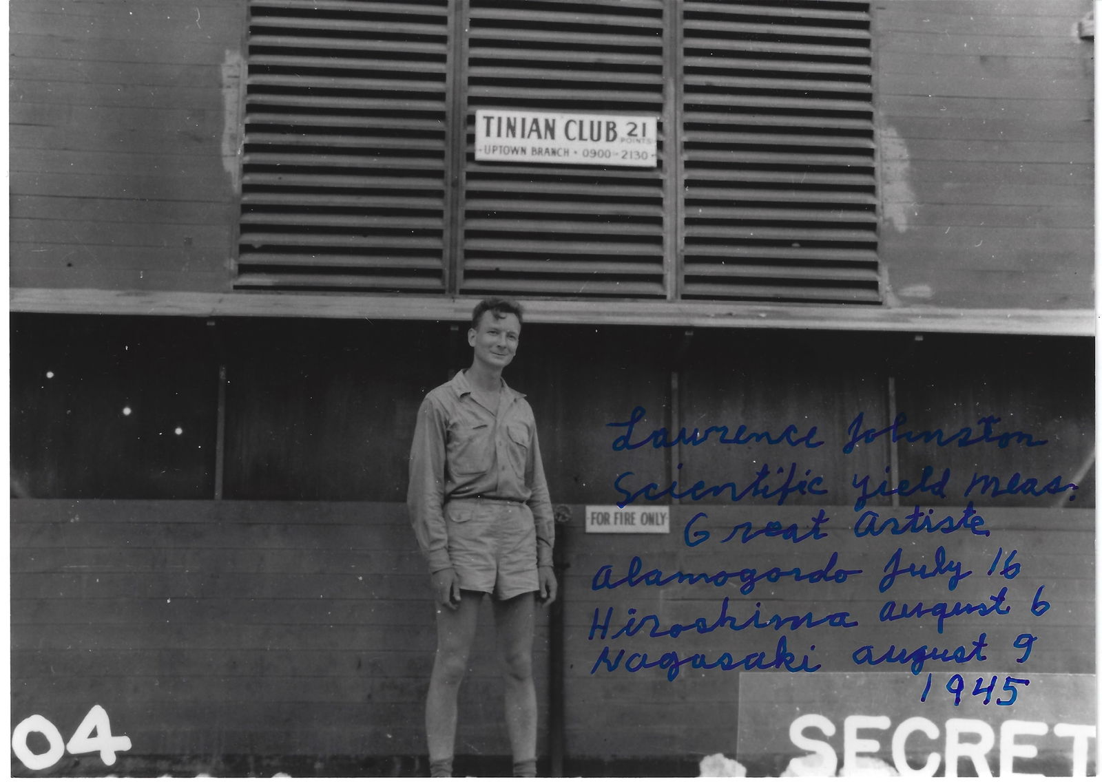 Atomic Bomb Johnston, Lawrence Signed Photo (1 of 1)