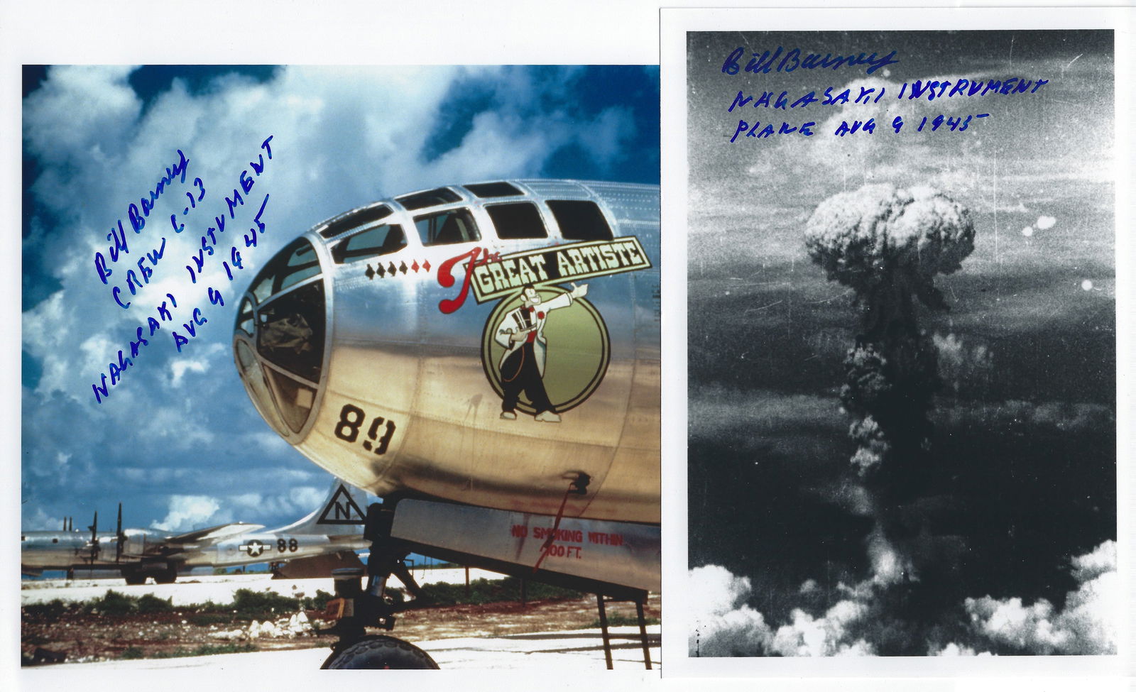 Great Artiste Bill Barney (2) Signed Items (1 of 1)