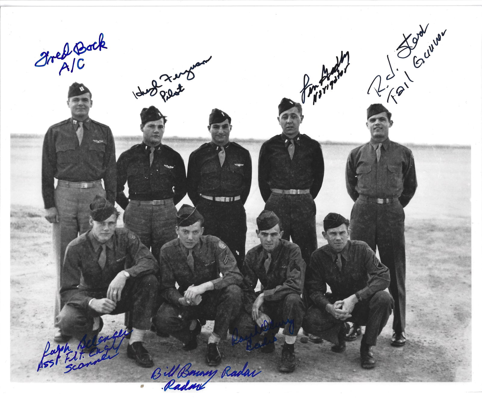 Bockscar Photo Signed by (7) Crew (1 of 1)