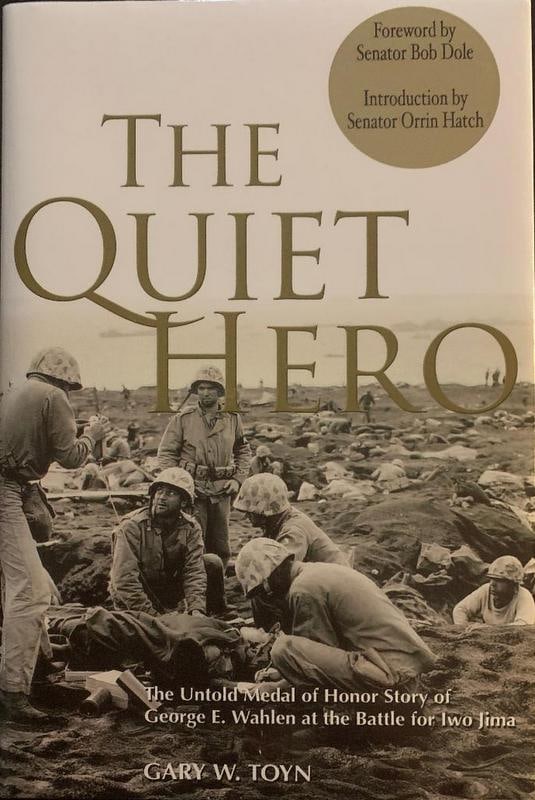 Medal of Honor Winner, George Wahlen Signed Book: George E. Wahlen (1924 – 2009) was a United States Army major who served with the United States Navy as a hospital corpsman attached to a Marine Corps rifle company in World War II and was awarded t