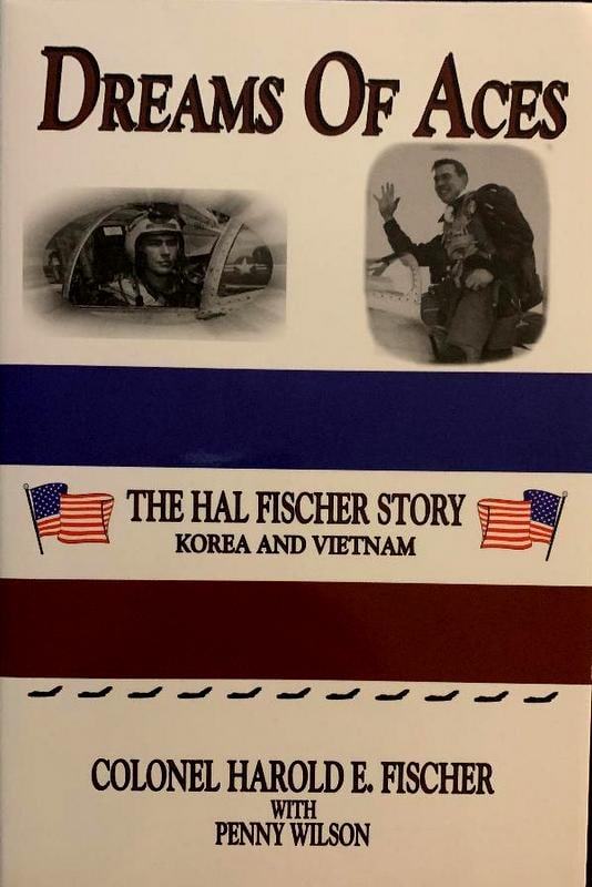 Korean War Pilot and POW Hal Fischer, His Book Signed (1 of 2)