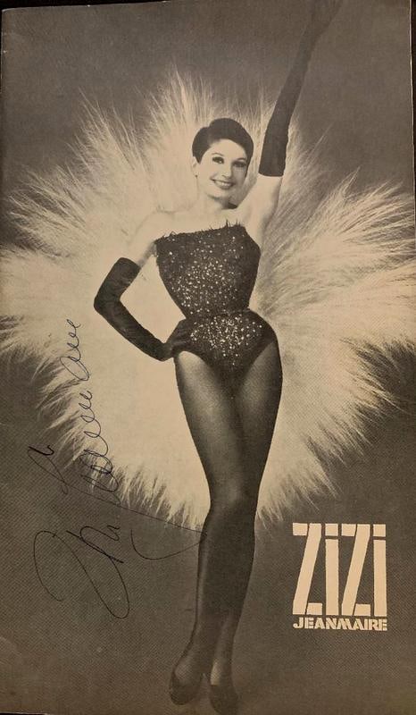 Jeanmaire,Zizi Signed Program (1 of 1)