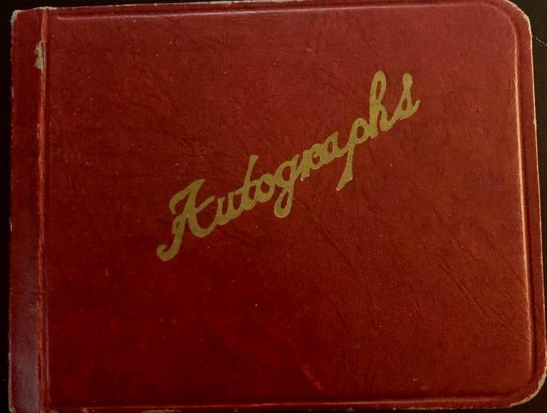 Autograph Book with (17) Signatures 1949 Red Sox and Phillies (1 of 4)