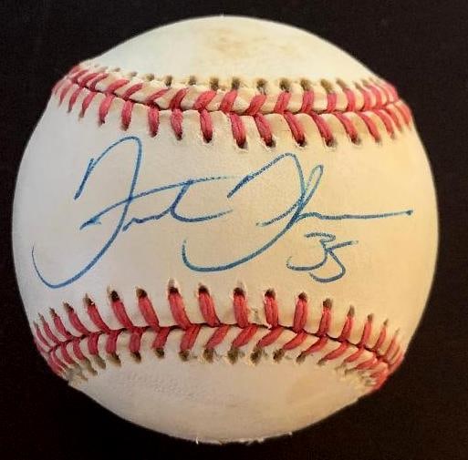 Thomas, Frank Signed Baseball (1 of 2)