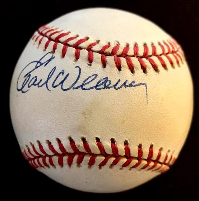 Weaver, Earl Signed Baseball (1 of 2)