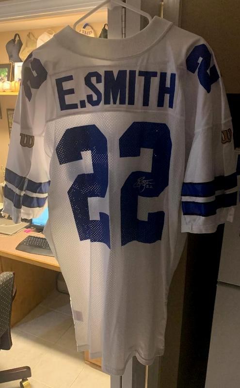 Smith, Emmit Signed Jersey: Emmitt James Smith III (1969) is an American former football running back who played in the National Football League (NFL) for 15 seasons, primarily with the Dallas Cowboys. Among other accolades, he