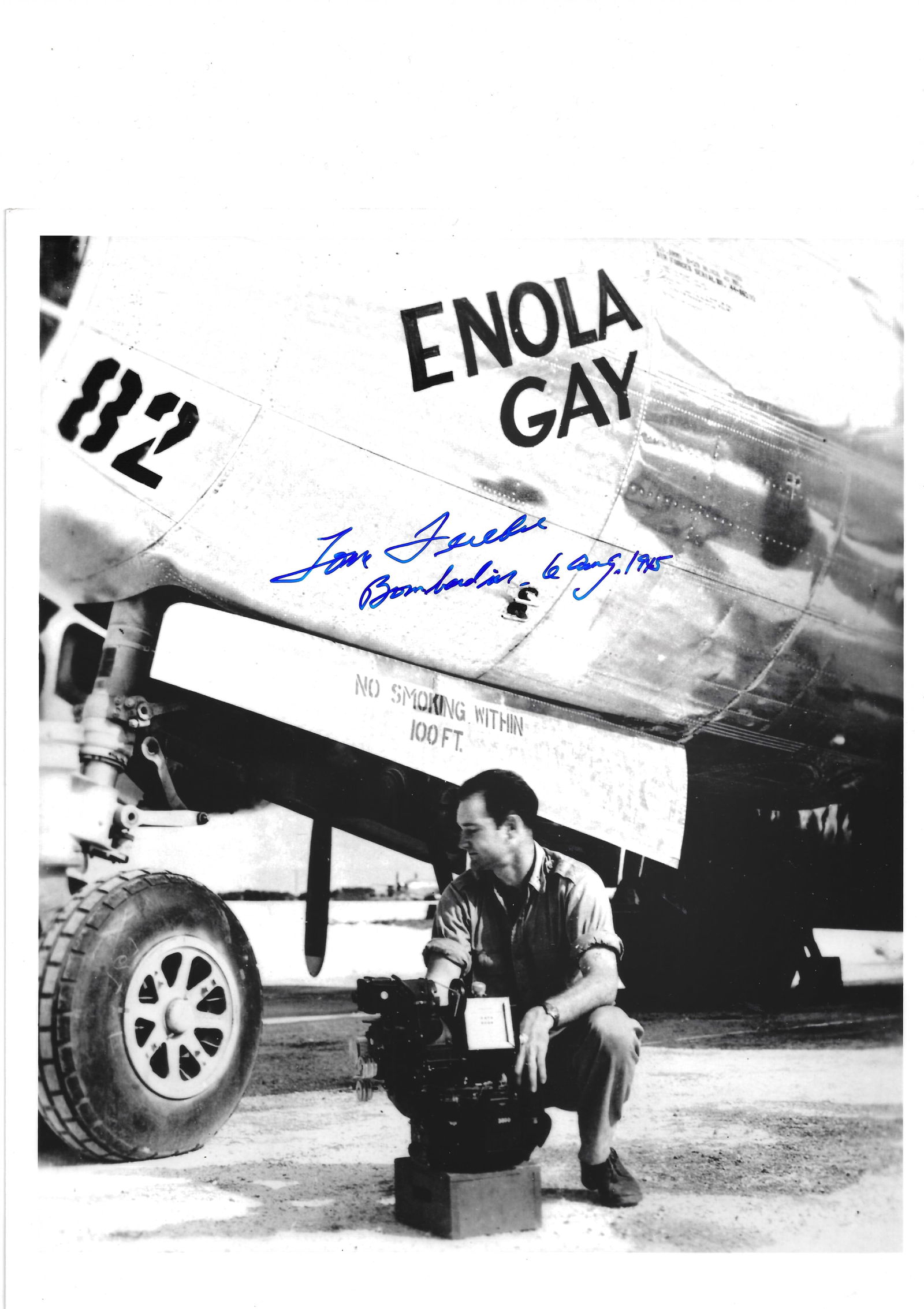 Atomic Bomb Hiroshima RARE photo Ferebee Signed (1 of 1)