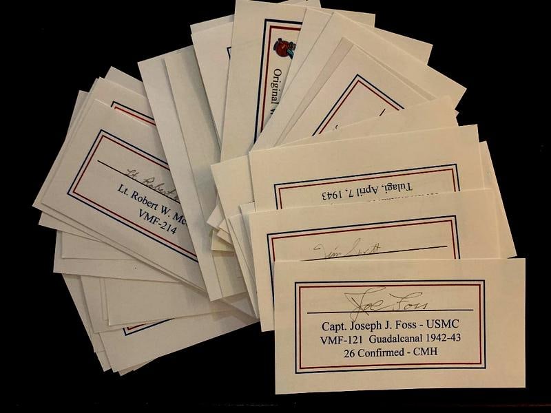 AMAZING World War II Lot (39) Signed Cards (1 of 2)