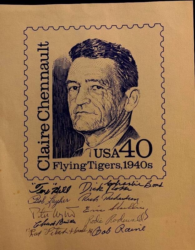 Flying Tigers Signed Chennault Paper (11) (1 of 1)