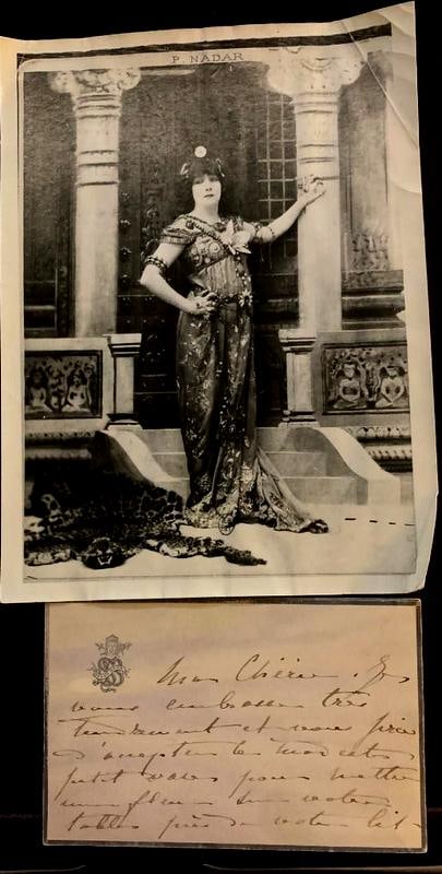 Bernhardt,Sarah Signed ALS (1 of 2)