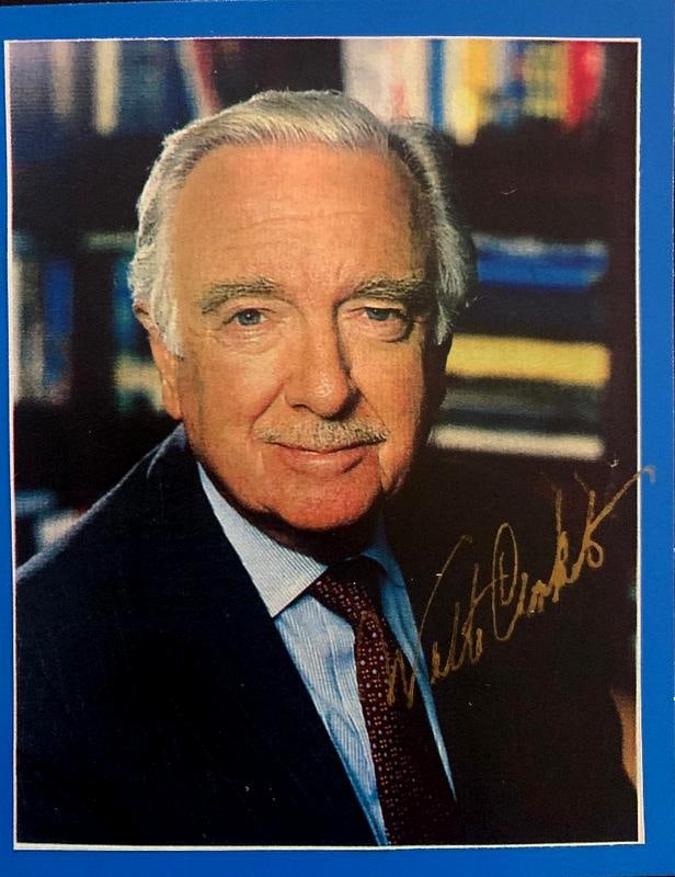 Cronkite, Walter Signed Magazine Photo (1 of 1)