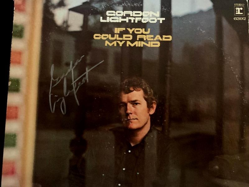 Lightfoot,Gordon Signed Album Cover (Record Included) (1 of 1)