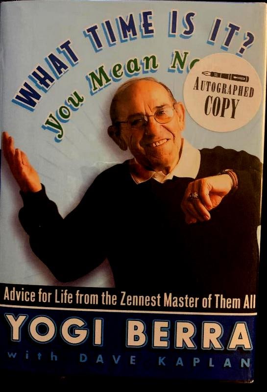 Berra, Yogi His Book Signed (1 of 2)