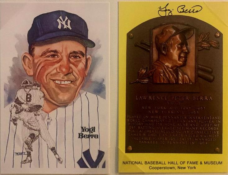 Berra,Yogi Signed HOF Post Card (1 of 1)