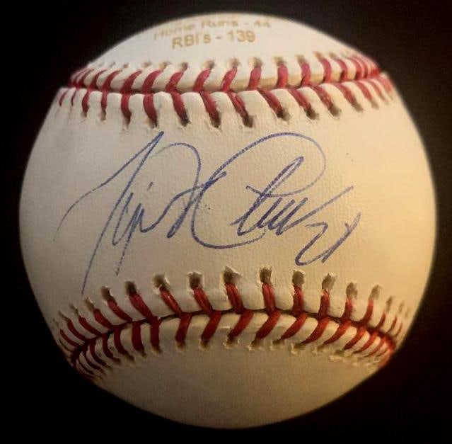 Cabrera,Miguel Signed Stat Ball (1 of 3)