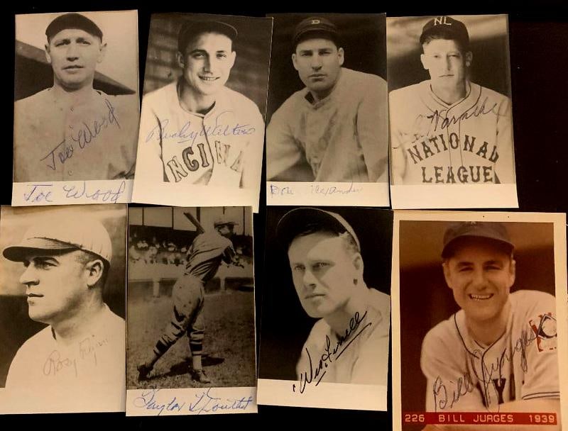 Lot of (8) OLD Baseball Players Good Names (1 of 1)