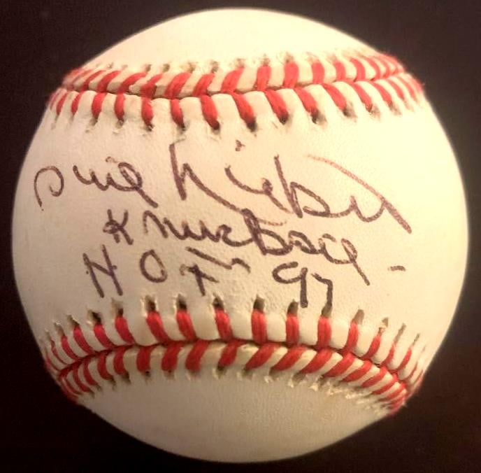 Niekro,Phil Signed Baseball (1 of 1)