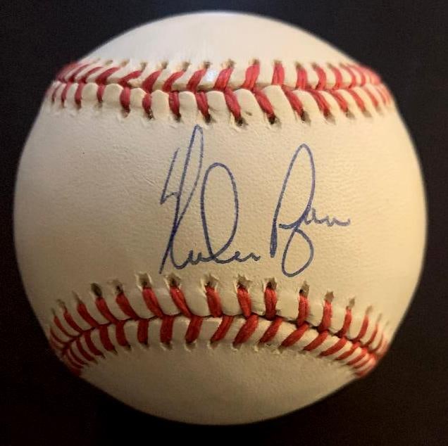 Ryan,Nolan Signed Baseball Mint (1 of 2)