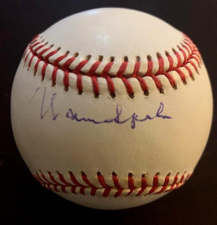 Spahn, Warren Signed Baseball (1 of 2)