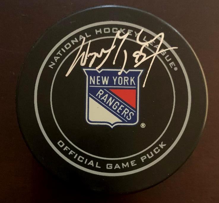 Gretzky, Wayne Signed Official Puck Rangers (1 of 3)