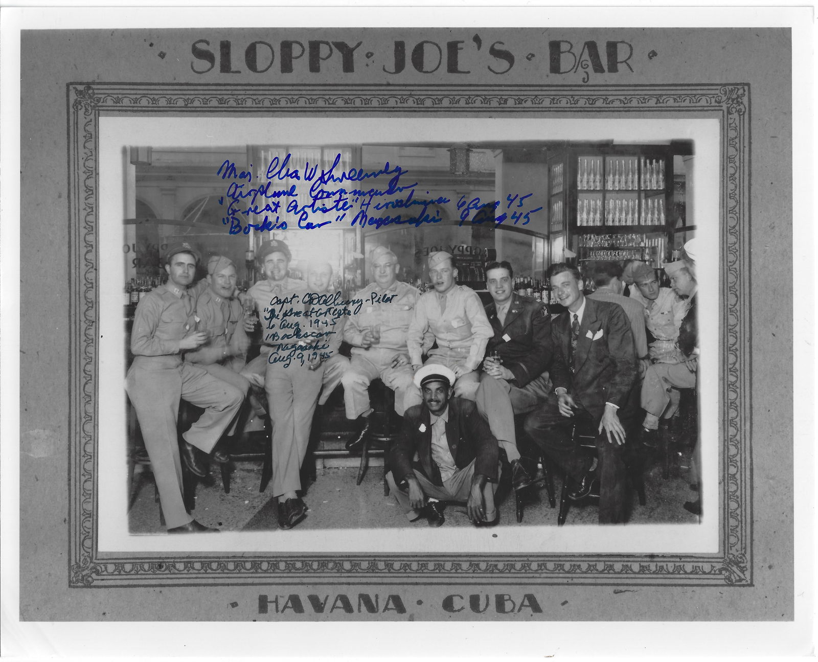 Bockscar HIGHY UNIQUE Photo Signed by Sweeney and Albury (1 of 1)
