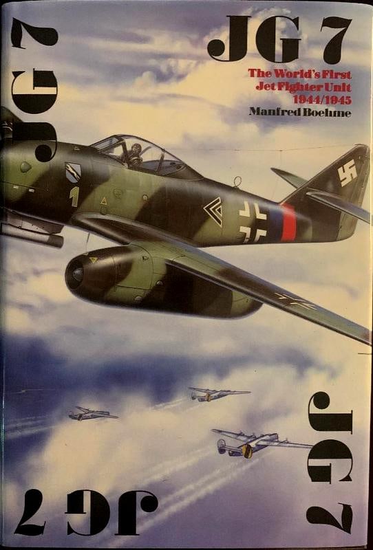 JG 7 Signed by German Aces Grunberg and Bohatsch (1 of 2)