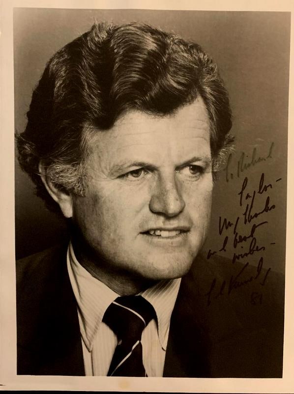 Kennedy, Ted Signed Phtoo (1 of 1)