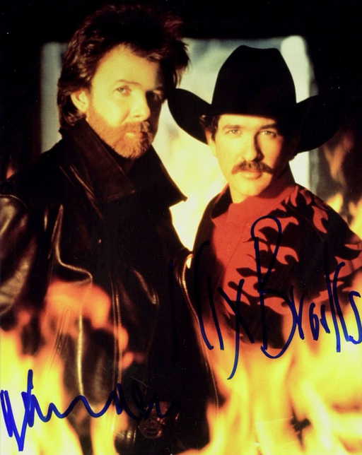 Country Duo BROOKS and DUNN Photo Signed