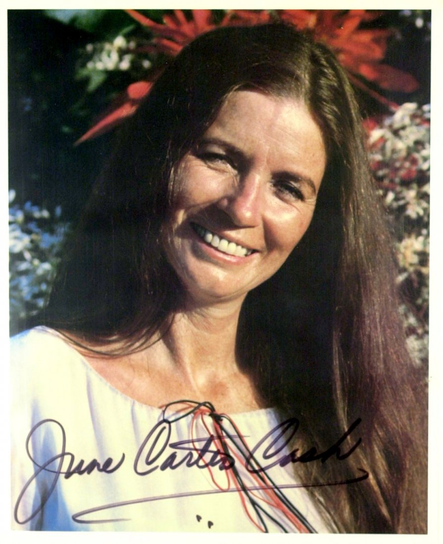 Singer JUNE CARTER CASH Photo Signed May 02, 2013 The Written