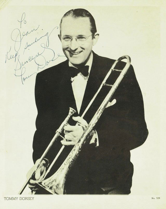 BigBand Leader TOMMY DORSEY Photo Signed May 02, 2013 The
