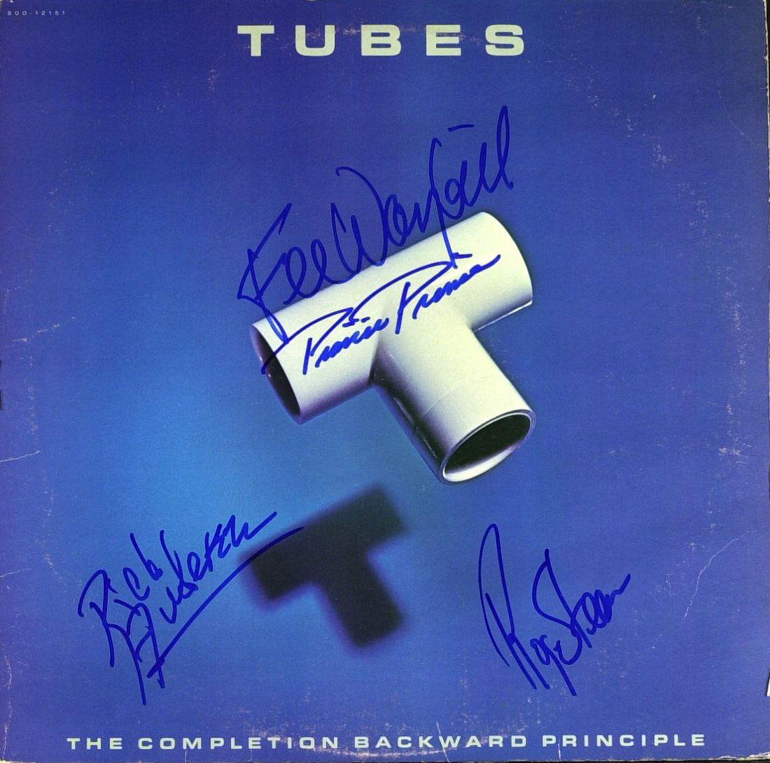 Rock Band THE TUBES Their Album Signed