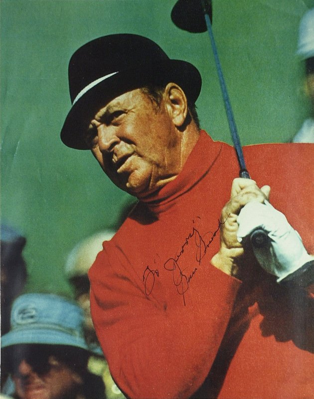 SAM SNEAD - Color Photo Signed: Sam Snead. 8” x 10” color photograph signed, “To Jimmy Sam Snead.”