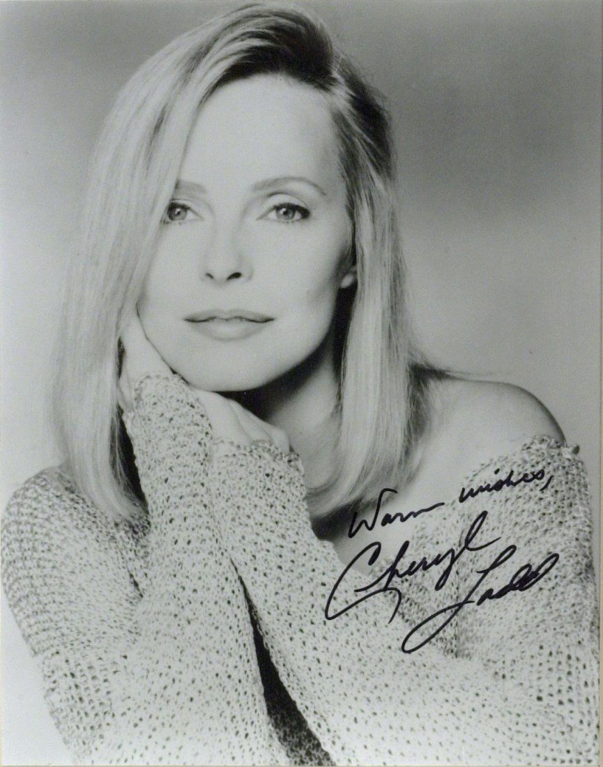 Charlie's Angel CHERYL LADD - Photo Signed: Cheryl Ladd (1951- ) Actress. Ladd is best known for her role as Kris Munroe in the television series Charlie's Angels, hired amid a swirl of publicity prior to its second season in 1977 to replace th