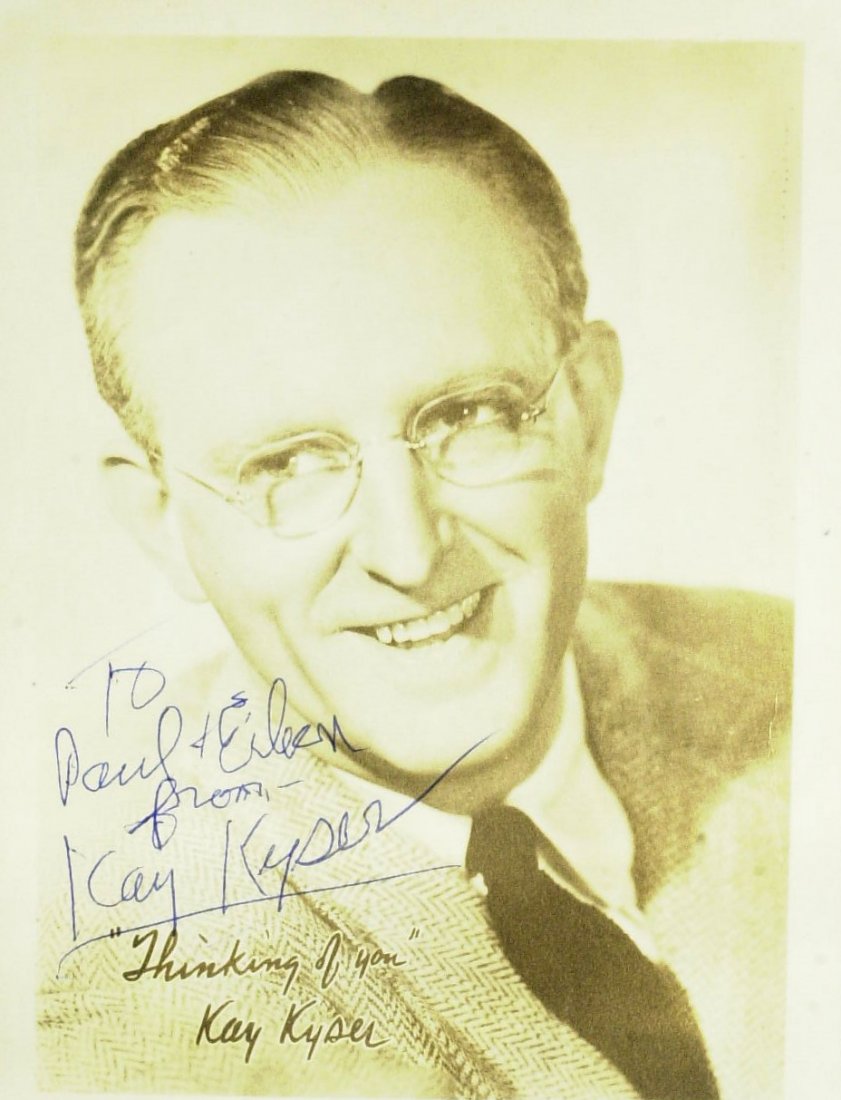 Big Band Leader KAY KYSER Photo Signed