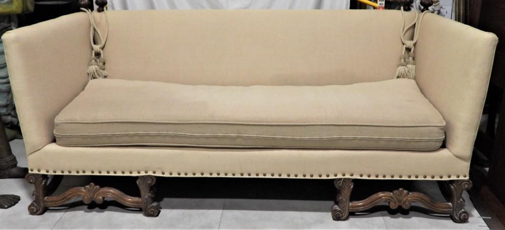 Vintage   four-seater fabrics sofa (1 of 8)