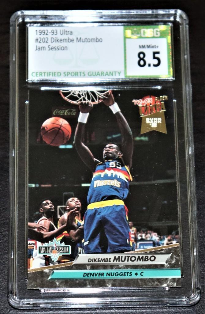 1992-93 ULTRA  ,Dikembe MUTOMBO, Jam Session Certified (1 of 4)