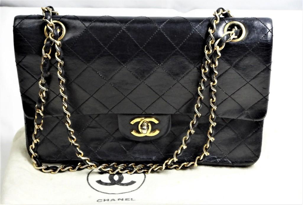 Chanel vintage classic double flap bag quilted lambskin (1 of 20)