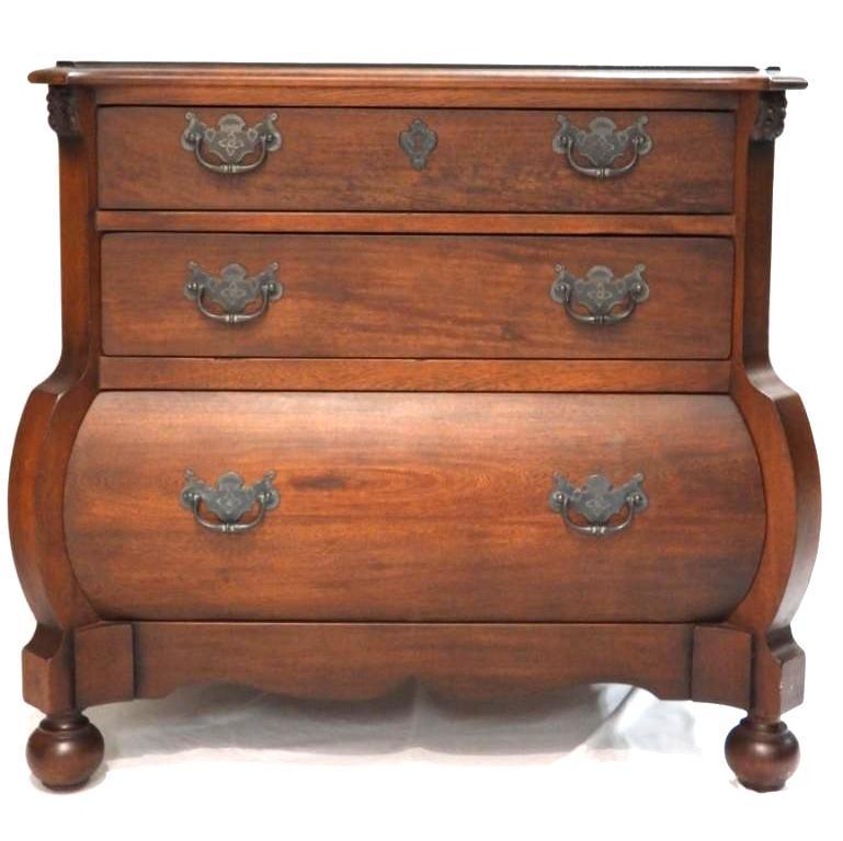 RALPH LAUREN SOLID MAHOGANY CARVED TABLE NIGHT (1 of 13)